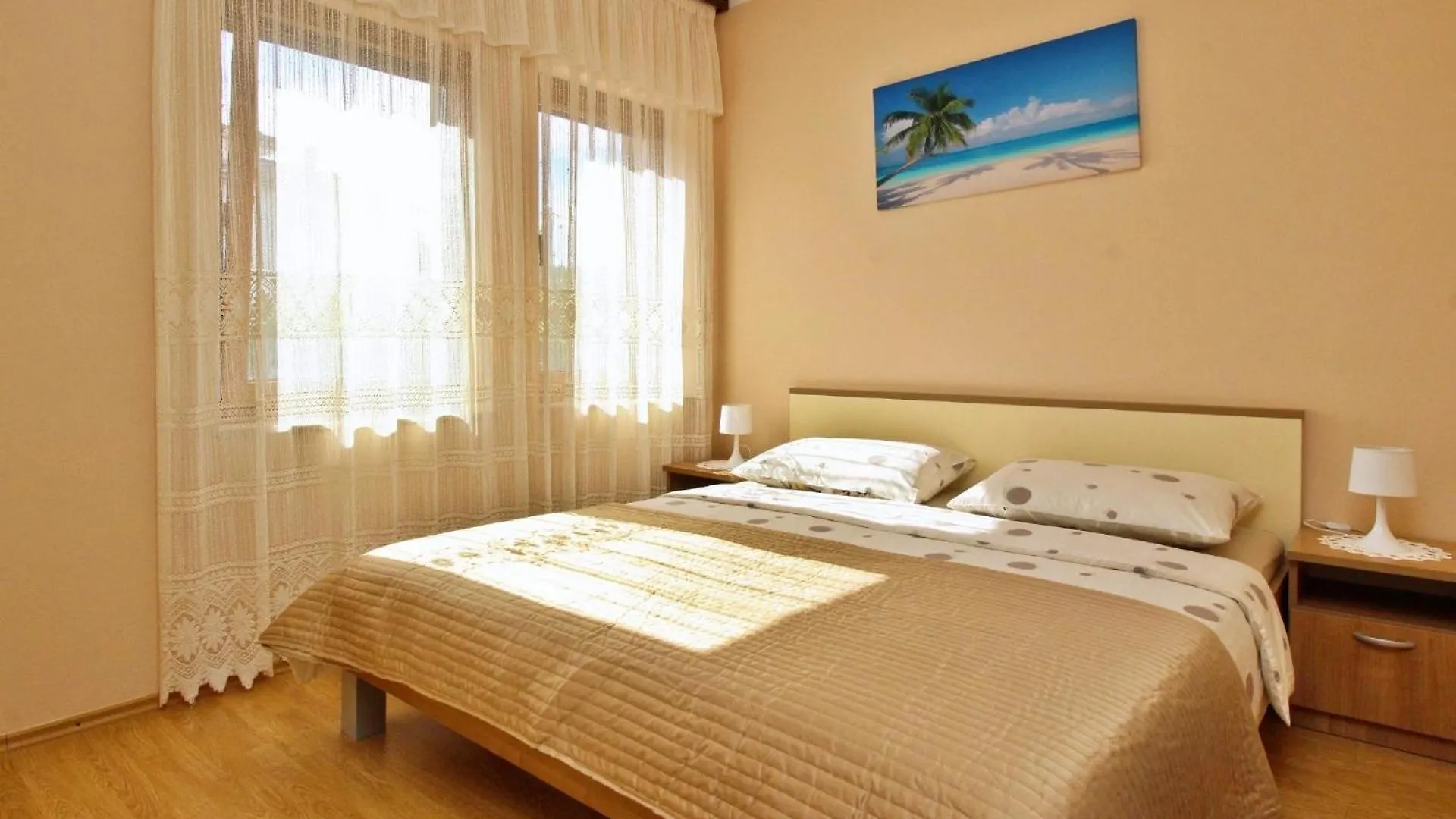 Apartment Ivanka-200M Vom Meer, Balkon, Meerblick Soline  0*, Soline (Krk) Croatia